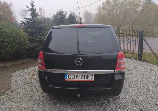 Opel Zafira cena 17000 przebieg: 317000, rok produkcji 2010 z Sulechów małe 121